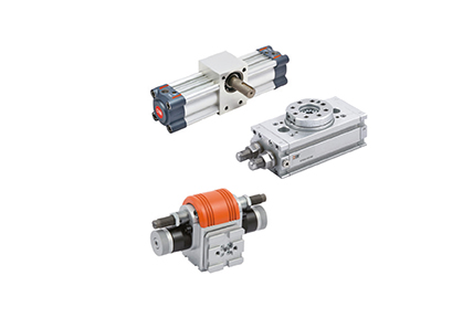 Stout and powerful rotary actuators for torques up to 120 Nm, diameters from 12 to 100 mm